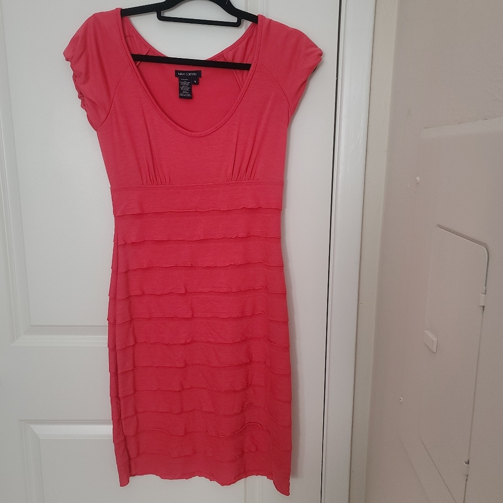 Max Edition Pink Layered Dress.